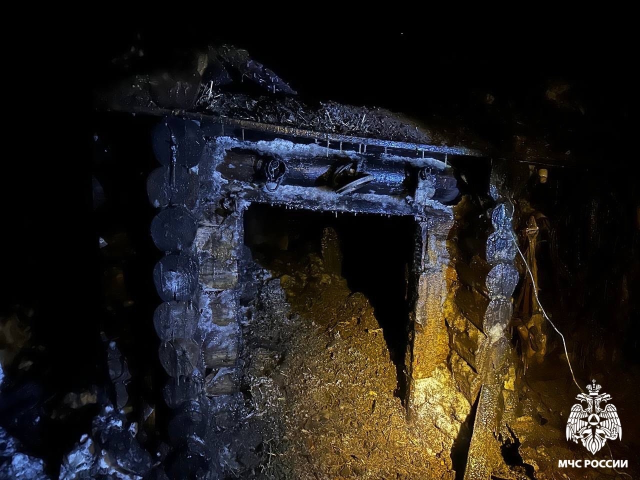 Опубликованы фото с места вечернего пожара в Кузнецком районе