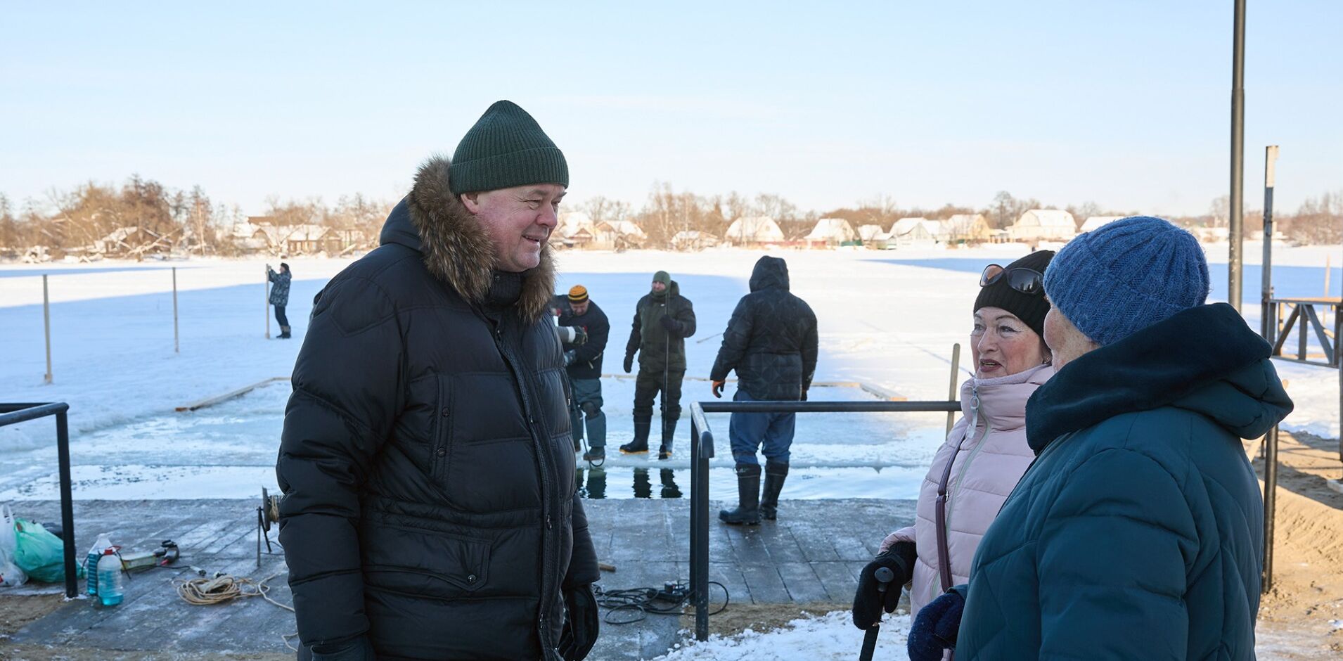 Вадим Супиков проверил готовность крещенской купели на ГПЗ-24