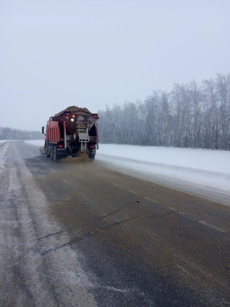 Более 3780 тонн песко-соляной смеси использовали для обработки пензенских дорог