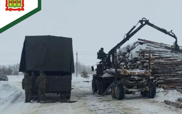 Лесозаготовители Пензенской области отправили 60 м3 древесины в зону СВО