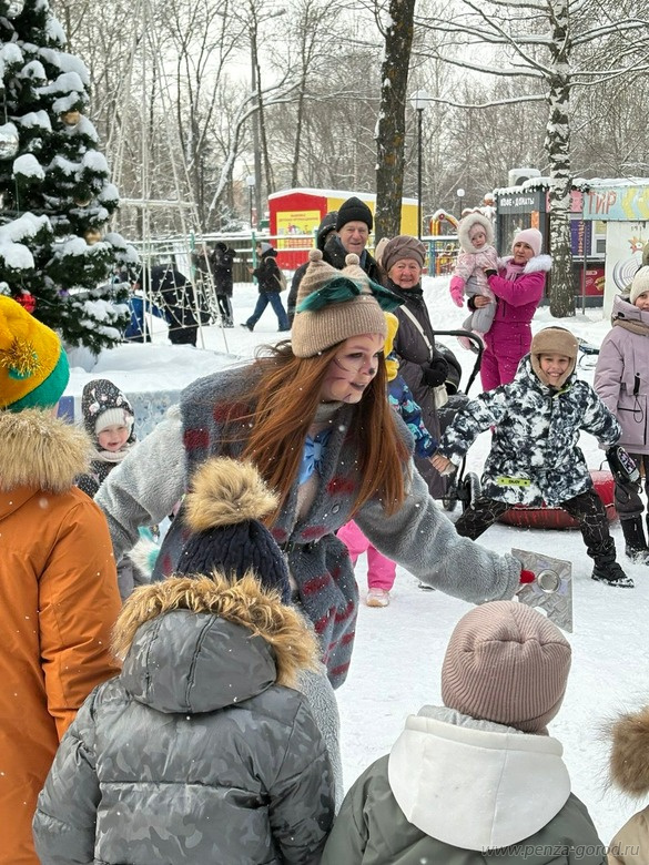 В Пензе после метели возобновится программа новогодних и рождественских гуляний