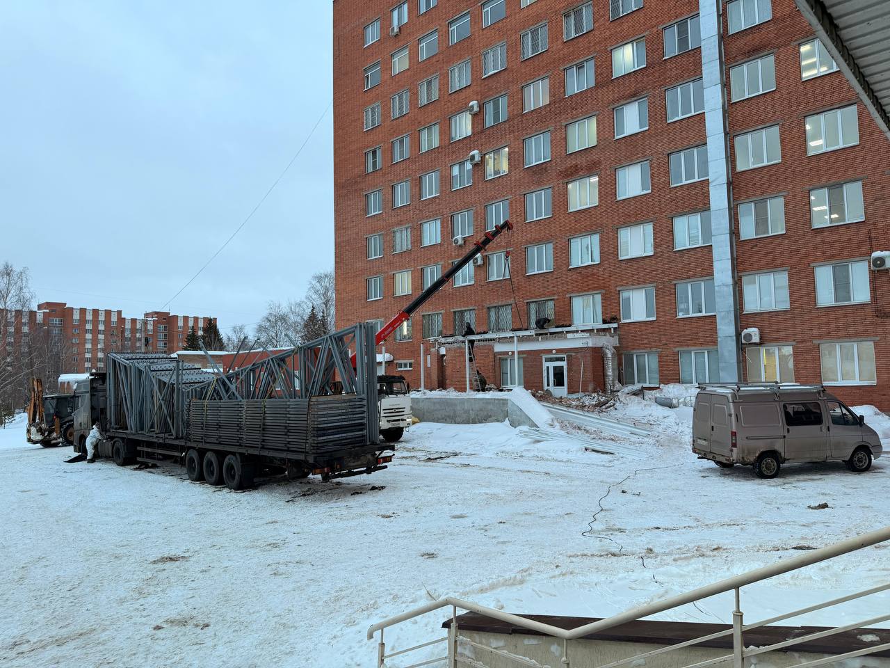 В Пензе на базе шестой больницы строят новый корпус экстренной помощи