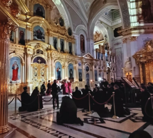 В Спасском соборе провели особую службу в канун поста