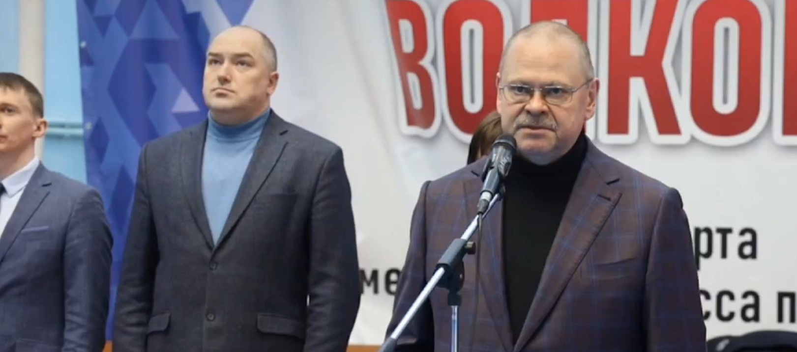 Олег Мельниченко поприветствовал участников окружного турнира по самбо