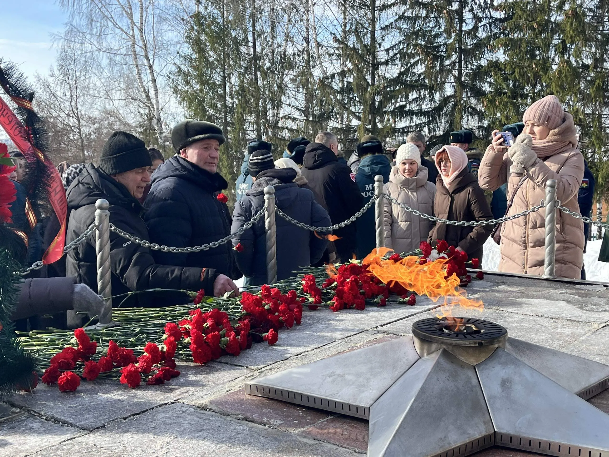В Кузнецке почтили память защитников Отечества на Холме воинской Славы