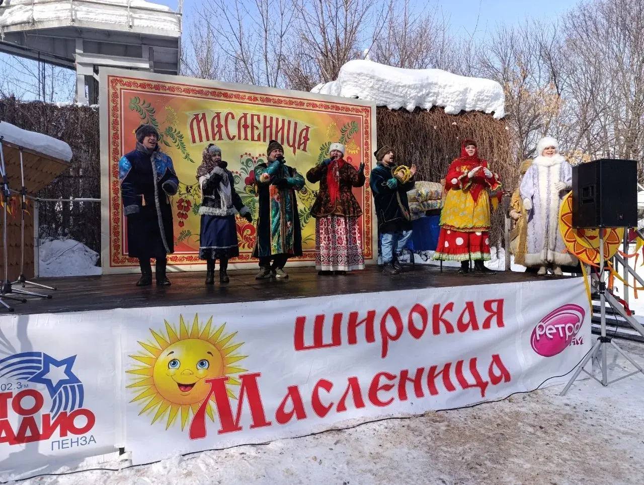 В Пензе масштабные масленичные гуляния прошли без происшествий