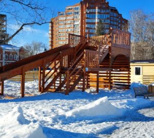 Пензенцев предупредили о закрытии ледяного городка в парке Белинского