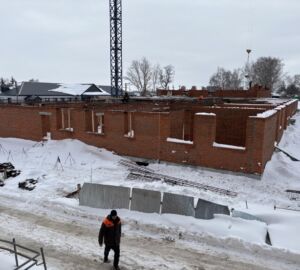 В Земетчино уже начали возводить стены нового лечебно-диагностического корпуса