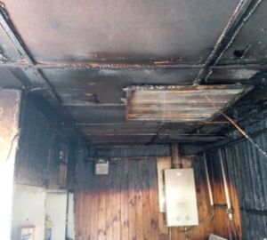 В Городище за сутки горели баня, кухня и хозпостройка