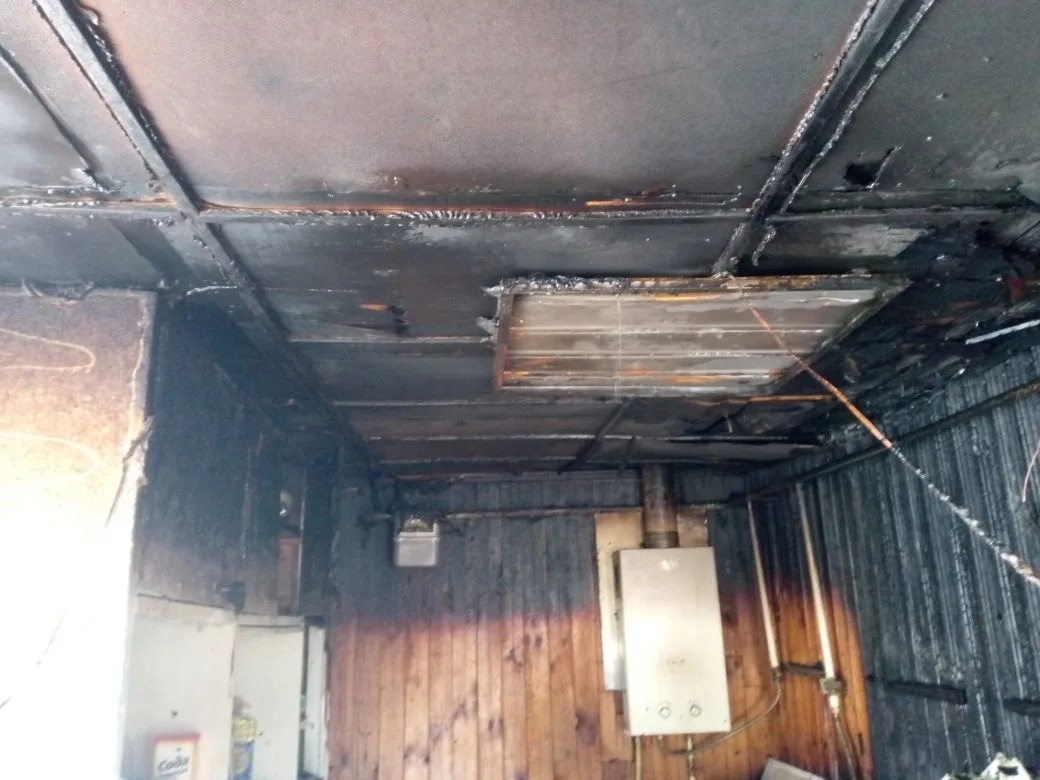 В Городище за сутки горели баня, кухня и хозпостройка