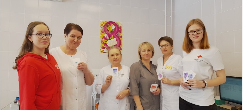 Волонтёры-медики поздравят сотрудниц и пациенток пензенских больниц с 8 Марта