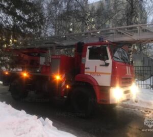 В Земетчино при пожаре выгорела часть торгового здания