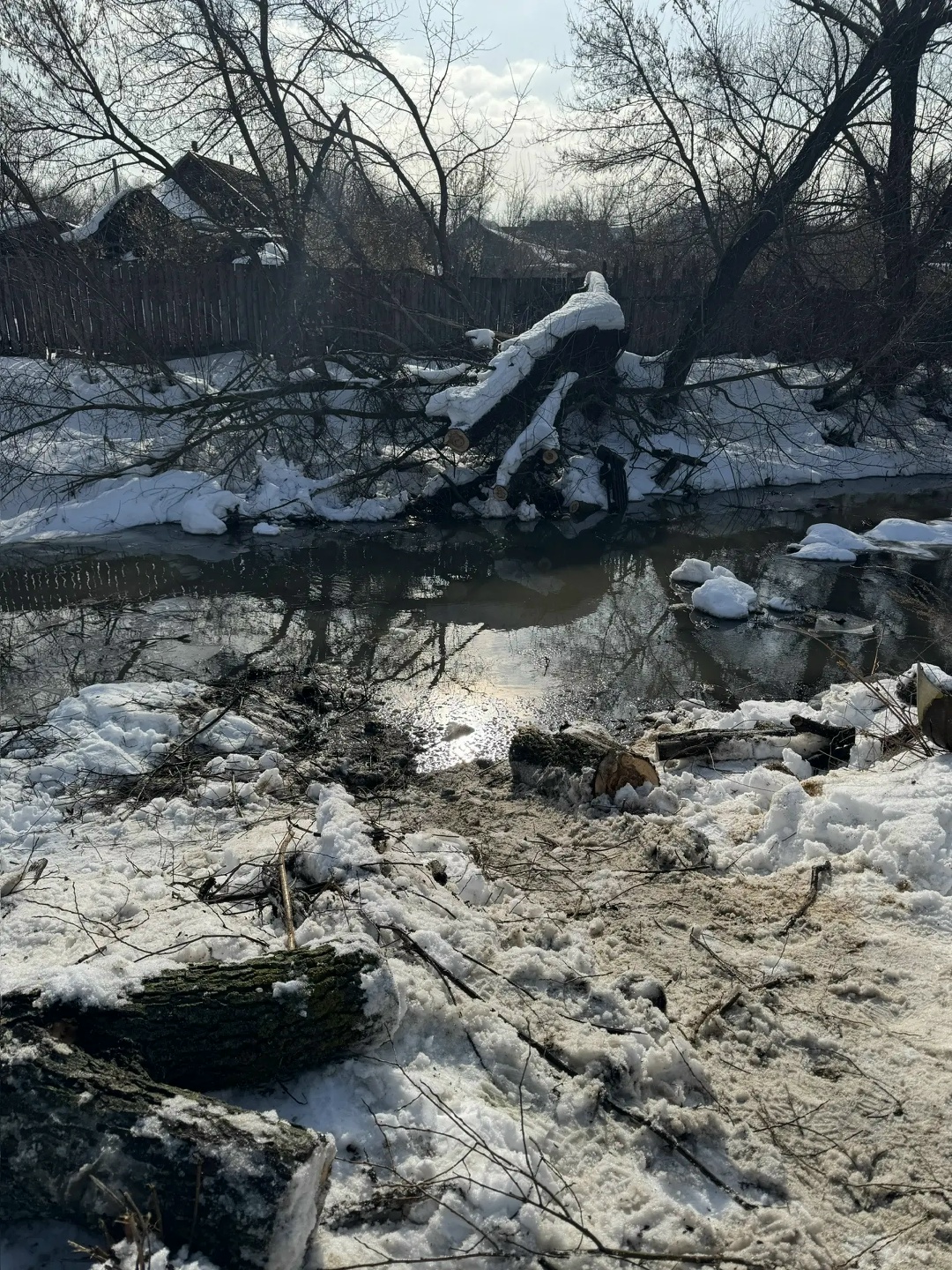 Река Труев в Кузнецке проходит весеннюю чистку перед паводком